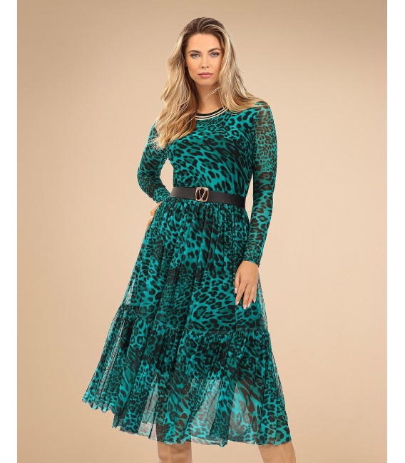 Šaty Green Leopard