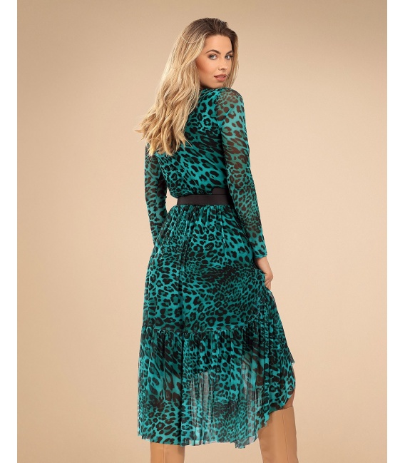 Šaty Green Leopard