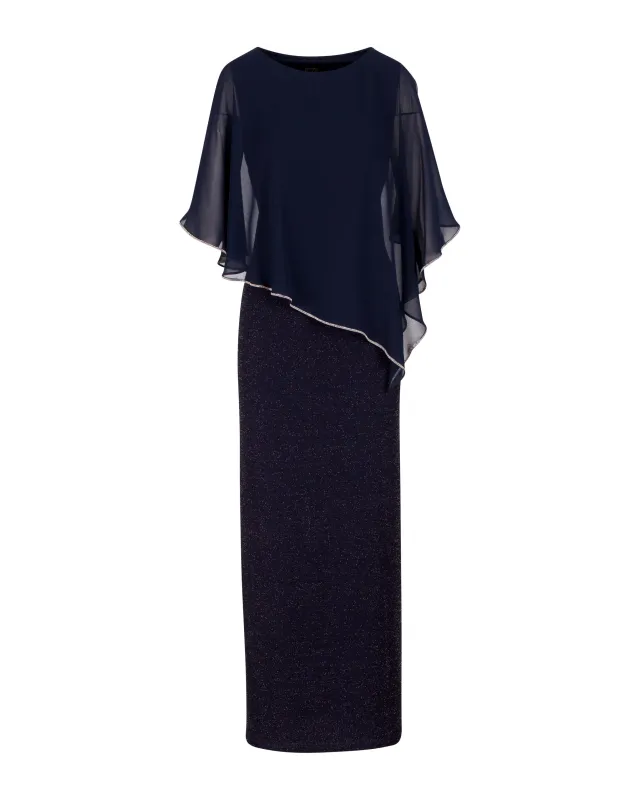 KLEID LATIFA MARINEBLAU