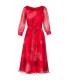 Kleid Sara Rot Rose