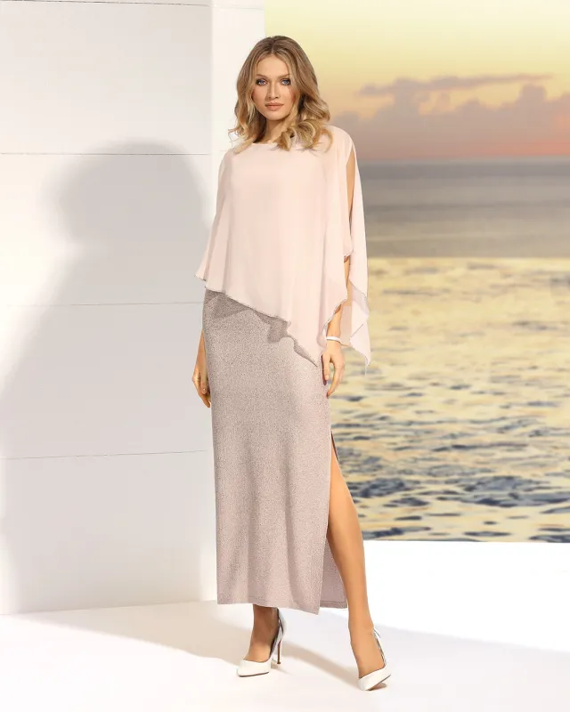 Latifa Pink Long Dress