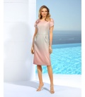 Monterosso Růžové stínované šaty