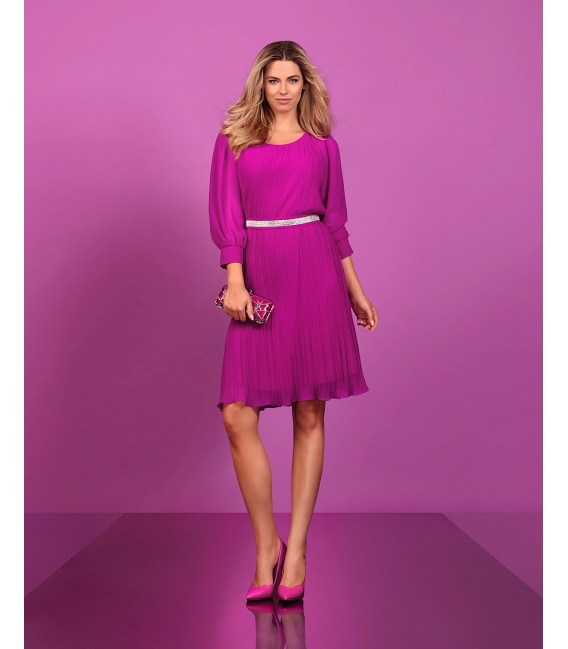 Rochie plisată Tivoli Amaranth