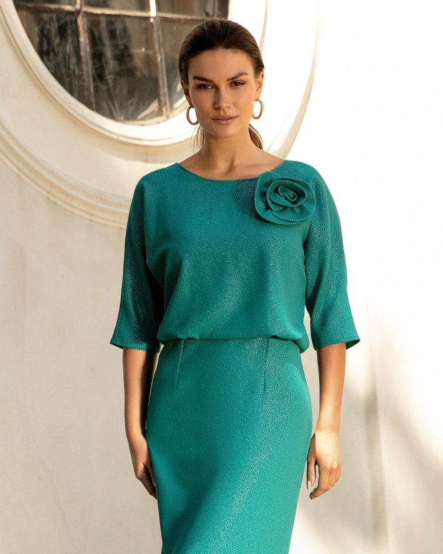 Marietta Green Maxi Dress