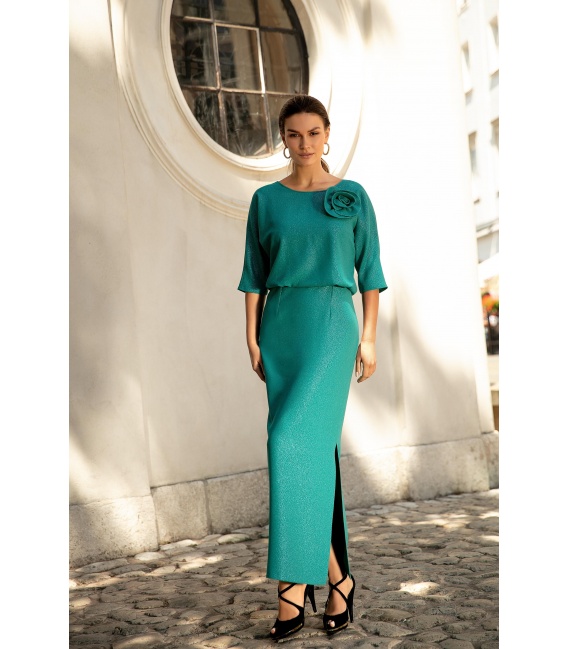 Zelené maxi šaty Marietta