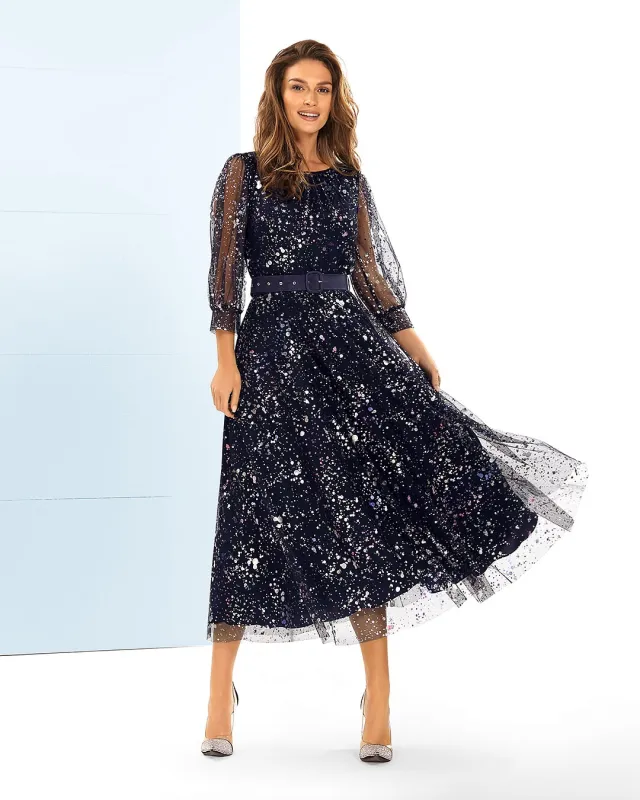Odette Star Elegancka Sukienka Midi