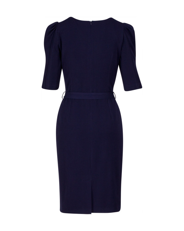 Mathilde Navy Blue Elegant Vision Dress