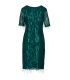 Maya Green Sequin Dress
