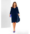 Темно-синее элегантное платье Venoly