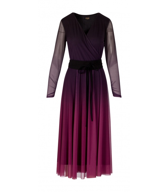 Kamala I Cieniowana Sukienka Z Paskiem