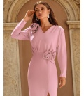 Rochie cu mânecă lungă Arena Powder Pink