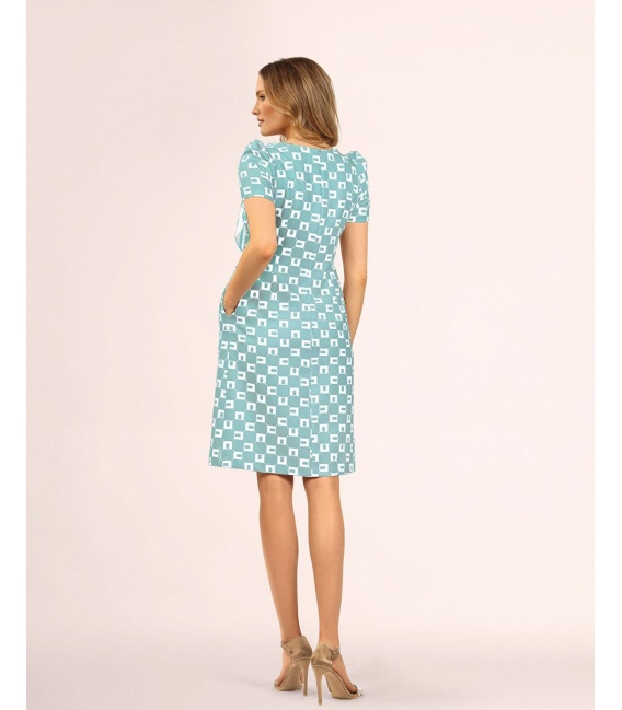 Sisi Błękit Sukienka Wizytowa