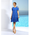 Летнее кружевное платье Sardinia Blue