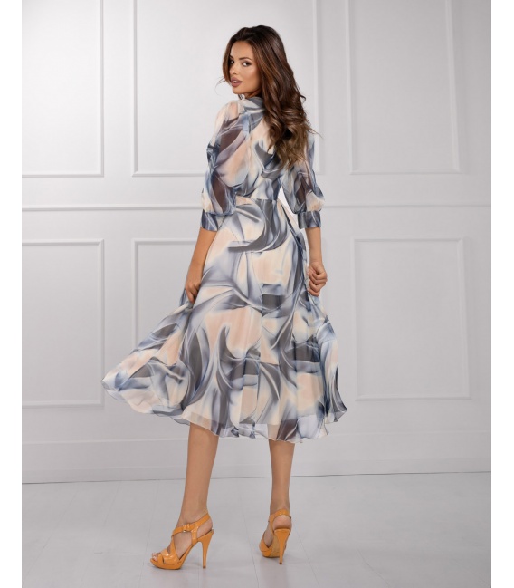 Flora Mirage Sukienka Koktajlowa Midi