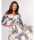 Flora Mirage Sukienka Koktajlowa Midi