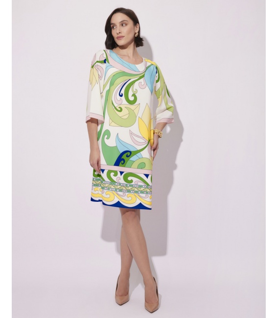 Havana Mirage Sukienka o Prostym Kroju