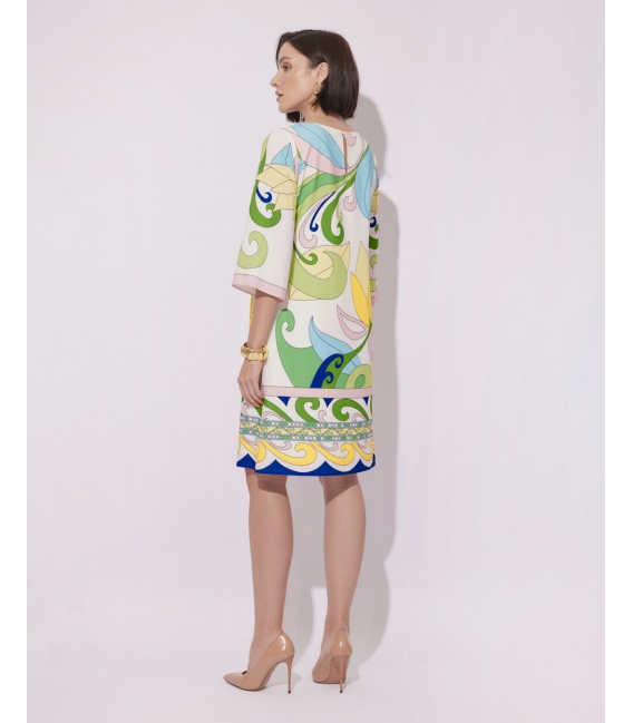 Havana Mirage Sukienka o Prostym Kroju