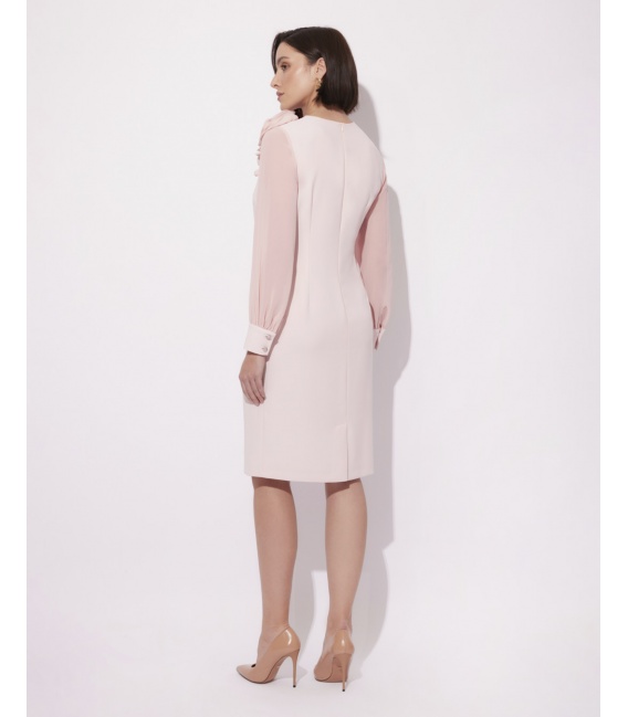 Amore Sukienka w Kolorze Pudrowego Różu