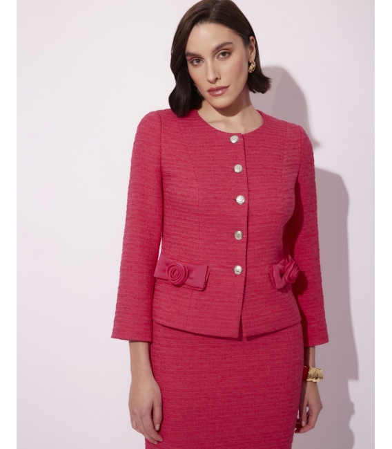 Georgia Amarant Elegancka Garsonka