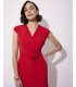 Telimena Czerwona Długa Sukienka Wieczorowa