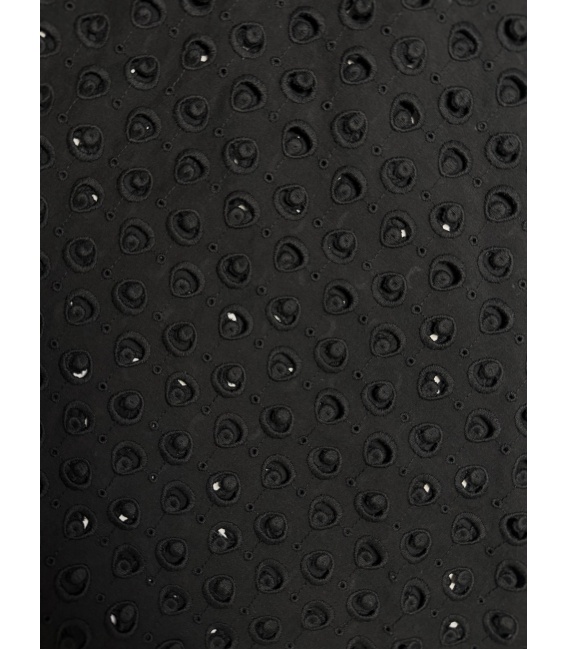 Corfu Czarna Bawełniana Sukienka na Lato