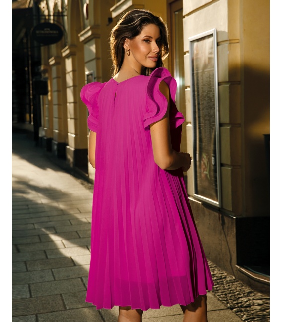 Tokyo Amarantowa Sukienka do Kolan