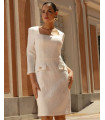 Платье Layla Ecru Fitted Chanel