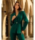 Robin Damski Garnitur w Kolorze Butelkowej Zieleni
