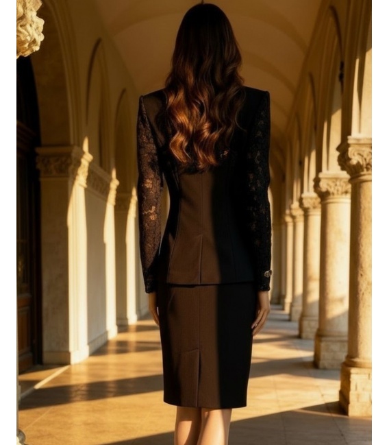 Cameron Czarna Garsonka Damska