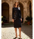 Soleil Czarna Sokienka o Dopasowanym Kroju