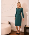 Noa Green Rochie elegantă până la genunchi