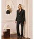 Morgan Czarny Elegancki Garnitur Damski