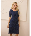 Платье Estera R Navy Blue Pea Ecru
