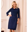 Miranda Námořnicky modré klasické denní šaty