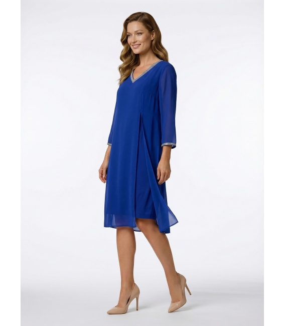 Venoly Kobalt Sukienka Koktajlowa