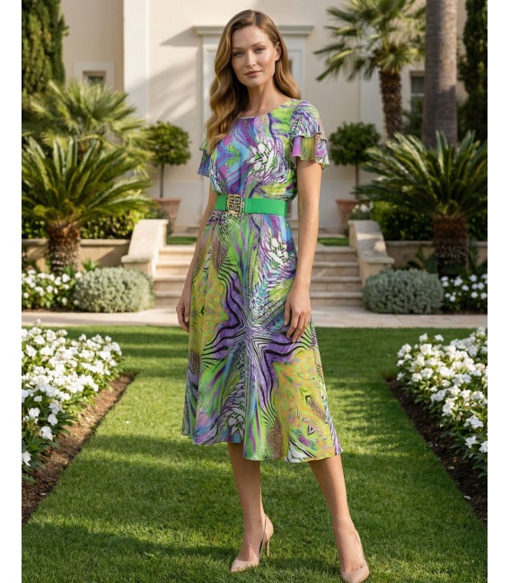 Marii Sukienka Koktajlowa Midi