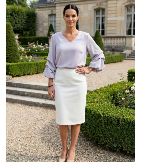 Salamanca Szara Elegancka Bluzka Damska