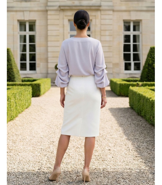 Salamanca Szara Elegancka Bluzka Damska