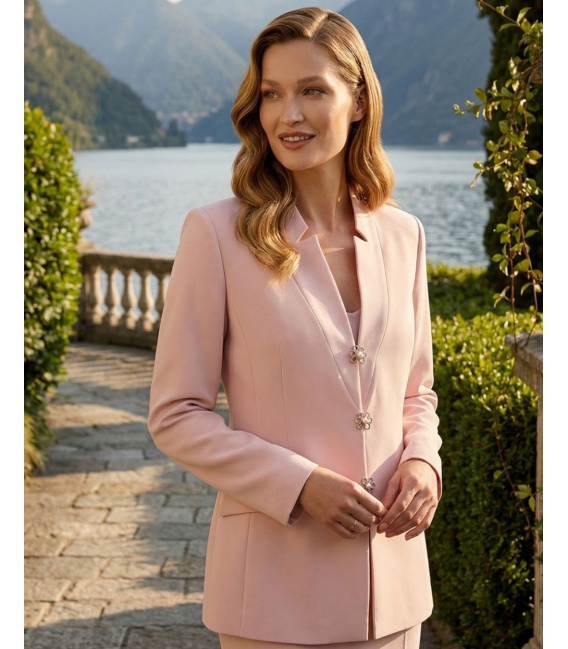 Armin Róż Wyjątkowy Kobiecy Garnitur