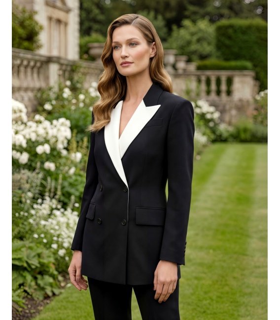 Florius Czarny Garnitur Damski