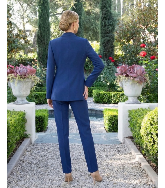 Florius Costum Eleganta Granat pentru Femei