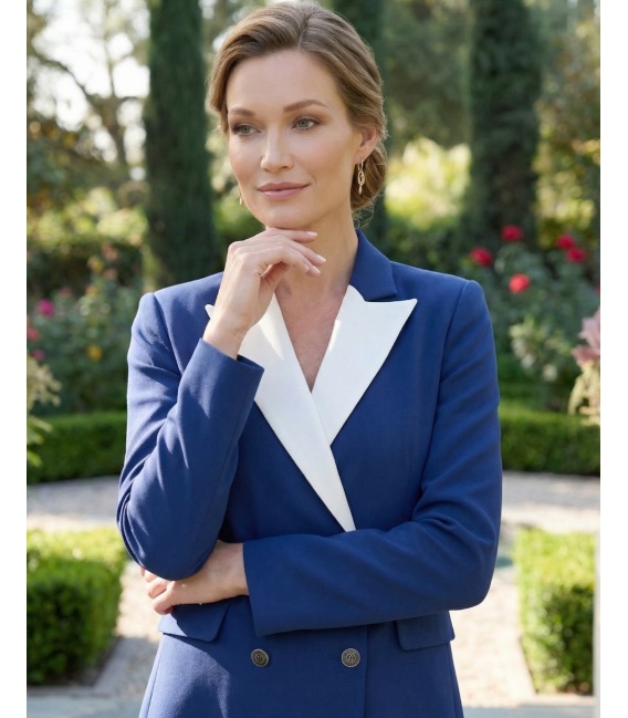 Florius Costum Eleganta Granat pentru Femei