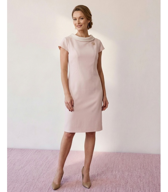 Catalina Różowa Elegancka Sukienka