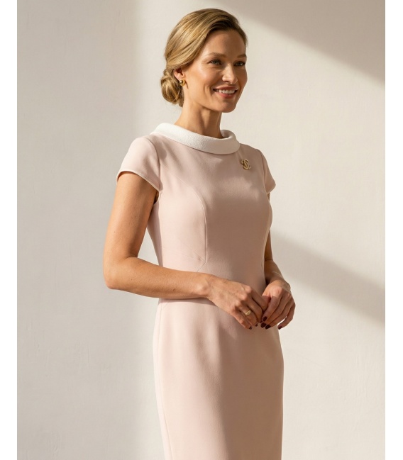 Catalina Różowa Elegancka Sukienka