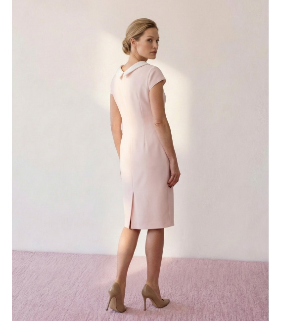 Catalina Różowa Elegancka Sukienka