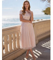 Verbena Pink Evening Dress