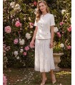 Liza Ecru Elegantes Damen-Set