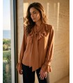 Mira Karmel Bluse mit Jabot