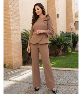 Giorgio cămilă damă set cu pantaloni