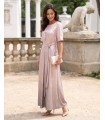 Viviane Ombre Langes Abendkleid mit Glanz